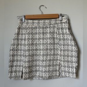Missguided Black and White Skirt Size 8